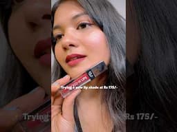 Rs 175 only /- 😍 Mila Beaute Berry Candy Lipstick Review ✨ #ashortaday #ytshorts