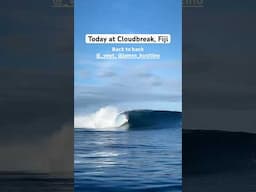 Cloudbreak has woken up, and the local boys are having a dig 🇫🇯. Shot by Fabio Silvestre
