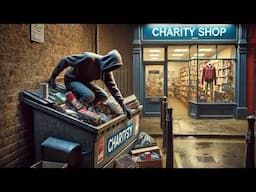 Dumpster Diving at my Local Charity Shop Because They Like Throwing out Treasure