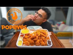 POPEYE'S FRIED CHICKEN!!! DONT EVEN DARE WATCH IF YOU'RE HUNGRY
