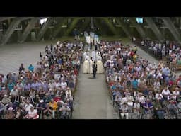 Procession eucharistique du Sanctuaire de Lourdes June 16, 2025 🙏