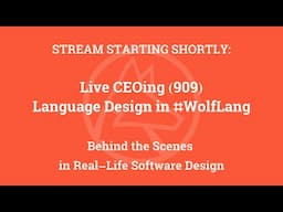 Live CEOing Ep 909: Language Design in Wolfram Language [Supplied, TakeUntil and More]