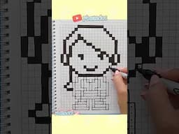 “ASÍ DIBUJE A RILEY de INTENSAMENTE 🎬✨ PIXEL ART - PIXELADOS
