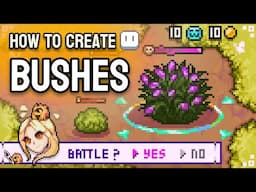 How to Draw Pixel Art Bush in Games (Step-by-Step Tutorial)