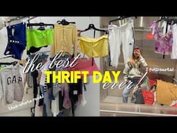 Thrift an ENTIRE wardrobe for spring/ summer with me- NO BUDGET