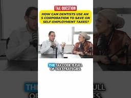 S Corp Tax Hack for Dentists 🤫 #taxes #dentist #scorporation