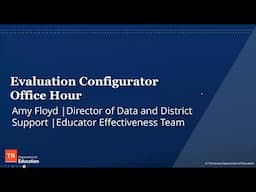 Evaluation Configurator April 2025 Office Hour