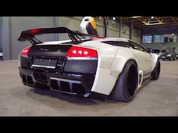 Liberty Walk Lamborghini Murcielago Loading On Truck Goes Wrong!