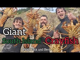 Giant South Island Crayfish  [ The Best Freediving Adventure That Ever Did Happen ]