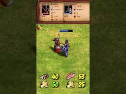 Elite Fire Lancer (Jurchens) vs Elite Huskarl | The Three Kingdoms | AoE2 #Shorts