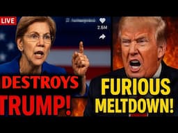 Senator Elizabeth Warren Destroys Trump On Live Tv - His Furious Reaction Goes Viral!