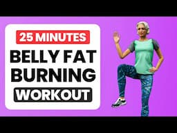 25-Minute Burn Belly Fat With Gentle Moves - For seniors over 60+