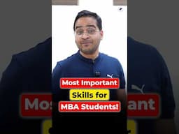 🔥Most Important Skills for MBA Students 😱| MBA Talk | QnA #mba #mbastudents #skills #mba2025