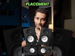 Studio Monitors Placement #musicproduction #musicproducer #musicproductiontips