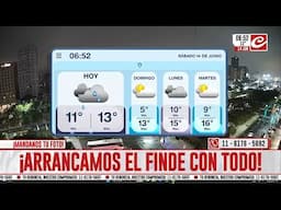 Sábado lluvioso en la ciudad... ¿cómo sigue el finde?