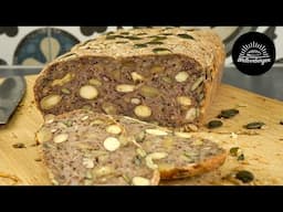 Mit diesem Proteinbrot fit in den Sommer starten! Brot backen mit Nüssen, ohne Mehl, glutenfrei