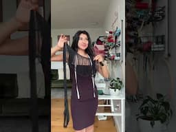 Thriftflip this dress with me ✂️ #sewingtricks #fringe #dancedress