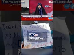 Iranian woman begged IDF to strike IRIB. As anchor yelled “Allahu Akbar,” Israel hit the building.