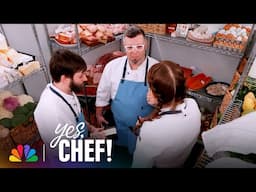 Special Ingredients Spark Drama Between Two Chefs | Yes, Chef! | NBC
