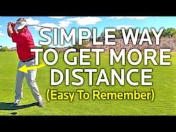 Simple Way To Get More Distance