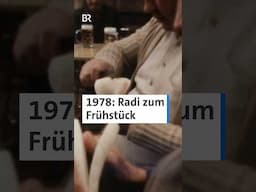 Radi und Butterbrot 🤝| BR #retro #biergarten #radi