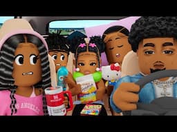 FAMILY CAMPING ROAD TRIP!! *TELLING MY BF IM PREGNANT?!* | Bloxburg Family Roleplay