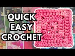 Solid Crochet Granny Square for Beginners Tutorial
