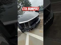 🙌🏼 Cybertruck Gets CTX Extreme Duty Bumper!  x 24" CTM Monoblocks with TMaxx Gloss Hyper Black PPF