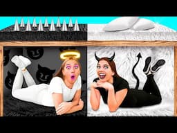 Secret Rooms Under The Bed | Rich VS Broke Funny Moments by BaRaFun Challenge