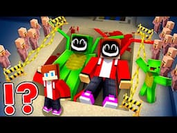 Maizen: Mikey & JJ Buried Alive Spider Monsters.EXE in Minecraft