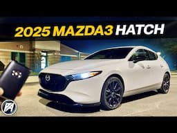 Loaded 2025 Mazda3 Hatch Turbo At Night