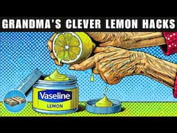 Grandma's 34 Lemon Hacks that will BLOW YOUR MIND & MAKE LIFE EASIER!!!