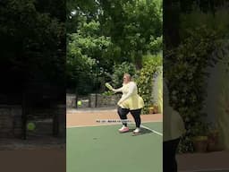 Half crossing learning to play pickleball of my #LiveLifeBig bucket list. #pickleball #positivevibes