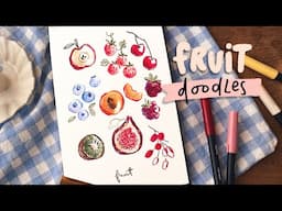 How to Doodle Cute Fruit & Find Your Art Style