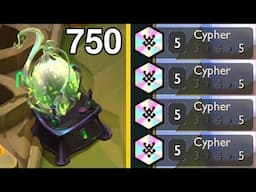 THE MOST INSANE 750 CYPHER CASHOUT ⭐⭐⭐ TFT SET 14