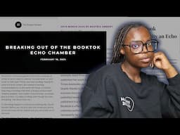 are we creating an echo chamber on booktok?