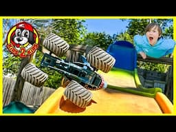 Monster Jam VS Hot Wheels BIG MONSTER TRUCKS - EPIC PLAY & RACING COMPILATION