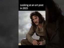 Looking at an art post in 2025 #aiart #princessbride #notaiart #traditionalart