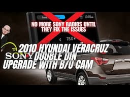 2010 Hyundai Veracruz Sony Radio Upgrade Goes Wrong And Finishes Sony At My Shop.