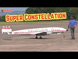 GIANT 1:6 scale Radio Controlled (RC) Lockheed SUPER CONSTELLATION TWA 'Star of America' AIRLINER