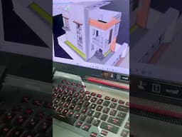 ✅Learn creating grooves on wall in single click #youtubeshorts #new #sketchup #viralvideo