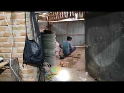 Laporan hasi kerja rehab gedung walet hari ini ya bang, besok kita maximalkan lagi gedung walet nya😀