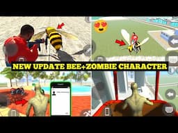 New Flying Bee Cheat Code in Indian Bike Driving 3D 🤯🔥| Zombie Character Update | Harsh in Game
