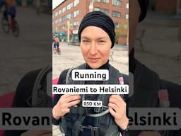 Running across Finland  850km