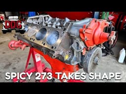 My Dream Build - Beefy 273 Short Block Assembly, Oil Pickup Fab, Cam Install Tech, And Much More