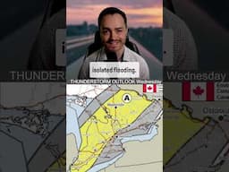 💨 WINDY WEDNESDAY: Severe Thunderstorms Forecasted by ECCC for Wed, June 4, 2025 #ONStorm #ontario