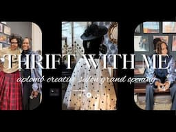 Thrift With Me in Chicago! Swap + aplomb creative salon Grand Opening