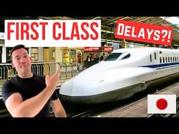I Tried A First Class Bullet Train in Japan (Osaka to Tokyo | Nozomi Shinkansen)