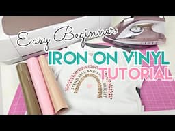 How To - Iron On Vinyl with Cricut | The Easy Way!