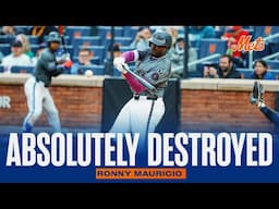 Ronny Mauricio Smokes Solo Shot | FULL AT-BAT